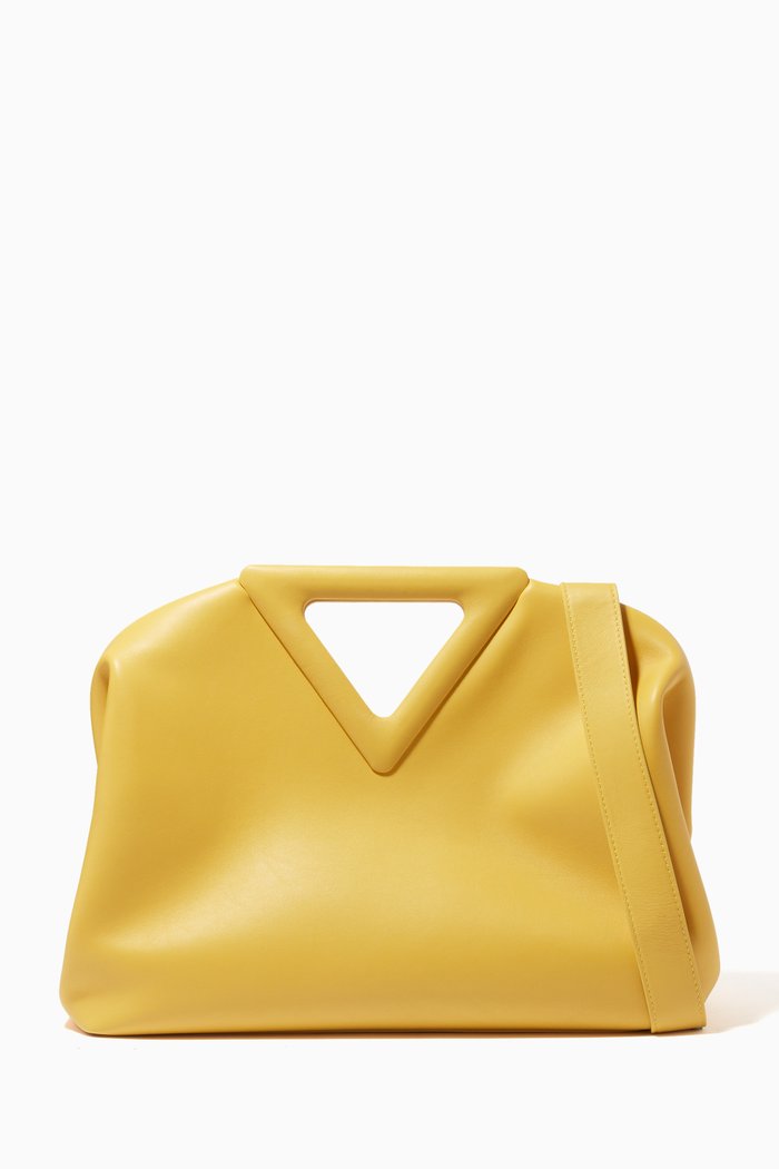 

The Triangle Bag in Nappa Calfskin, Yellow