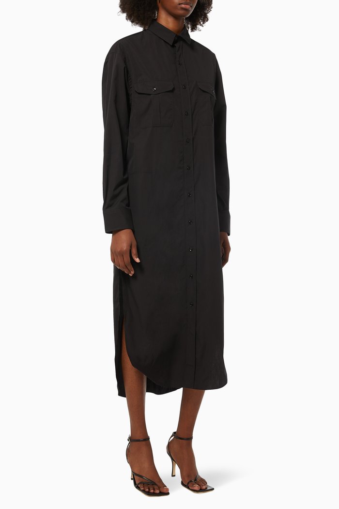 

Shirt Dress, Black