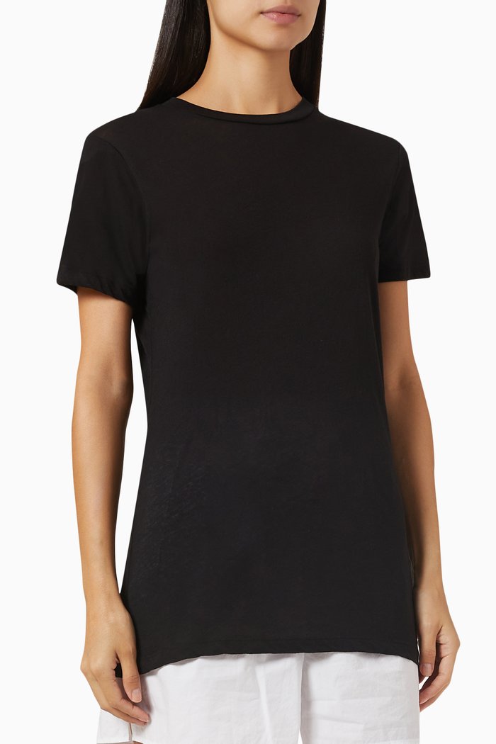 

Fitted T-Shirt, Black