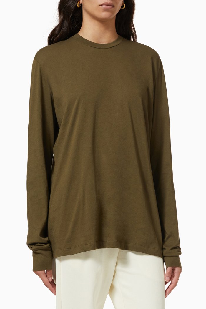 

Release 02 T-shirt in Jersey, Brown