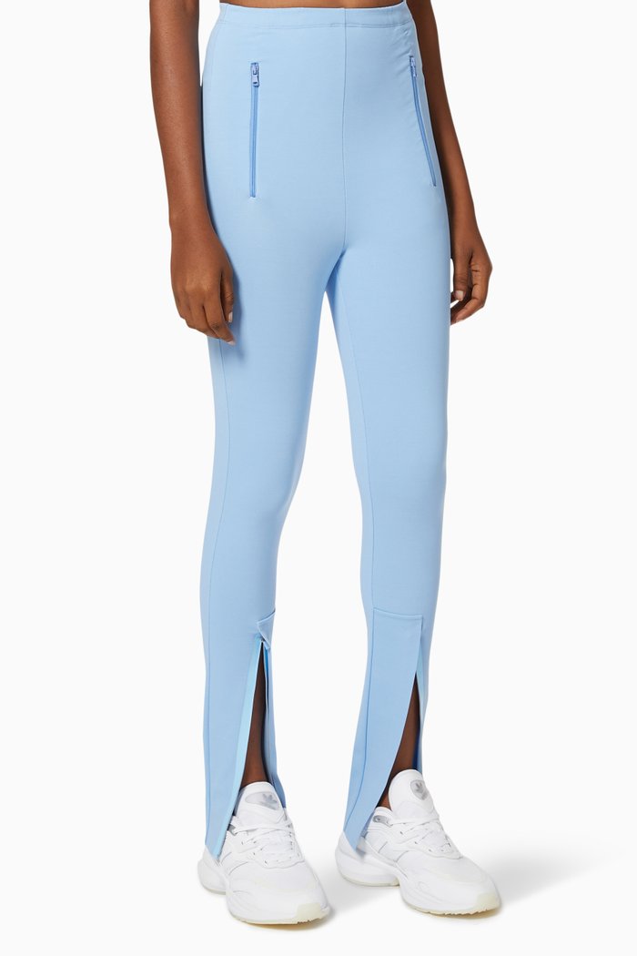 

Front Zip Legging, Blue