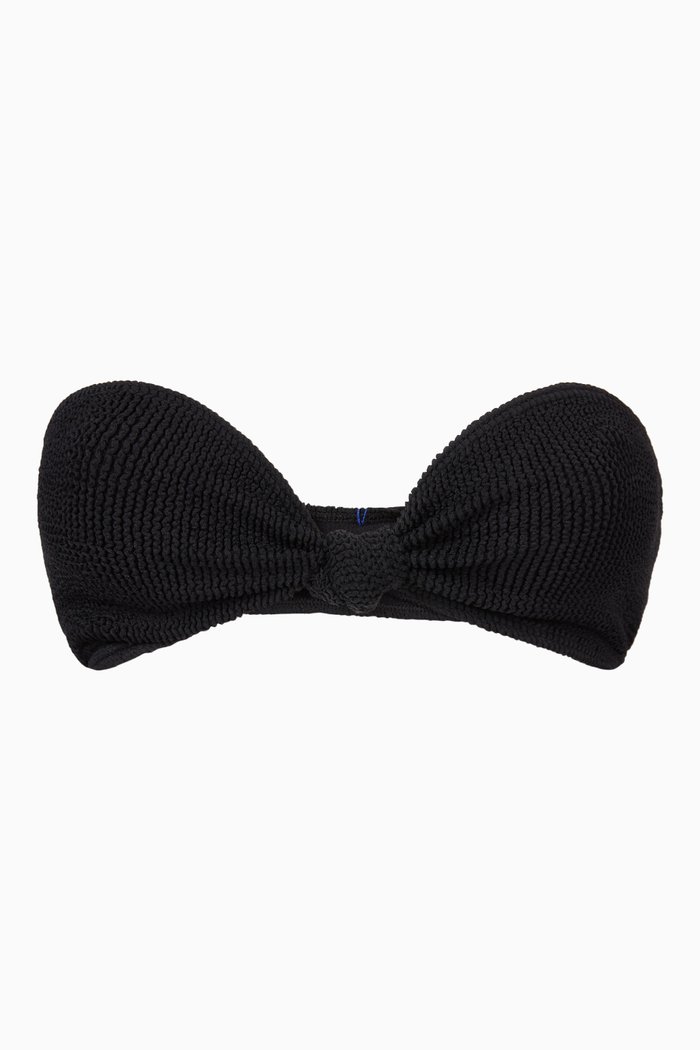 

The Sahara Bandeau Bikini Top, Black