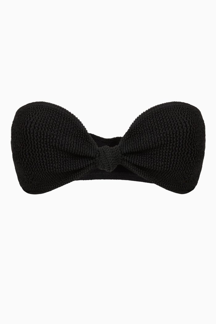 

The Sahara Bandeau Bikini Top, Black