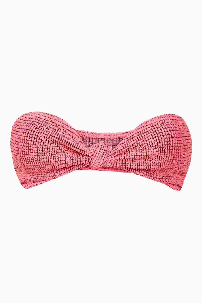 

The Sahara Bandeau Bikini Top, Pink