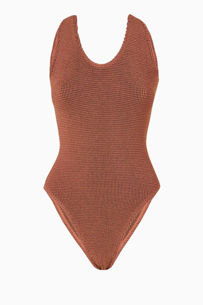 

The Mara One-piece Swimsuit, Brown
