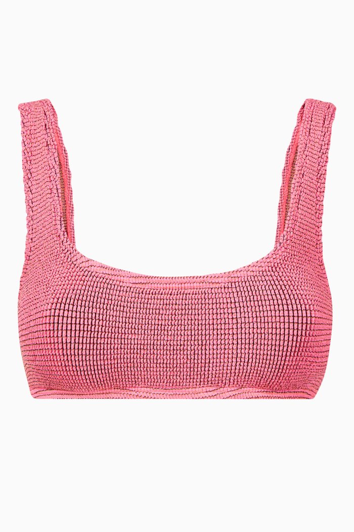 

The Malibu Crop Bikini Top, Pink