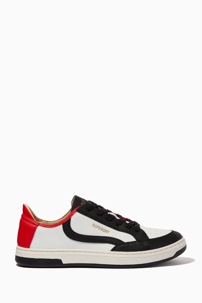 

Vegan Basket Lux Low Sneakers in Vegan Leather, Multicolour