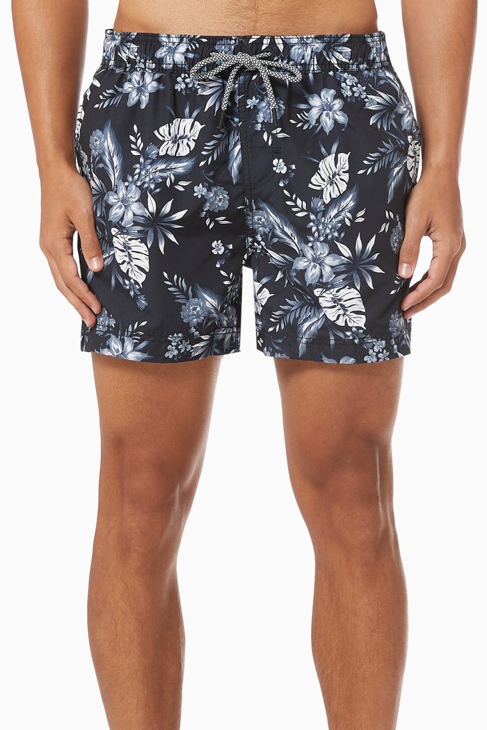 

Super 5S Beach Volley Swim Shorts in Technical Fabric, Black