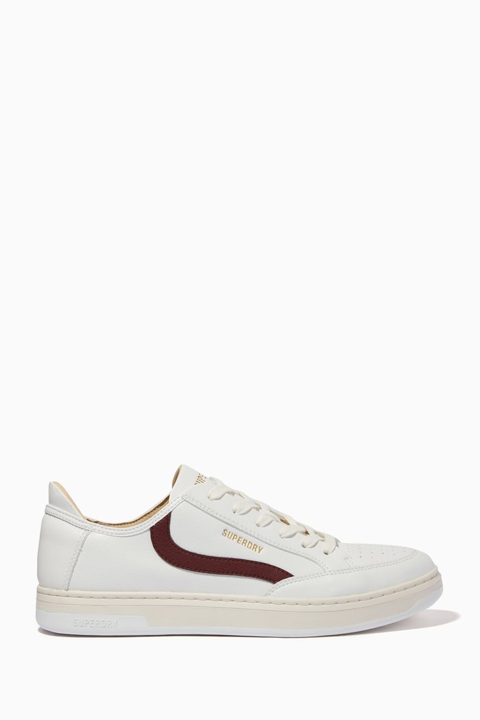 

Vegan Basket Lux Low Sneakers in Vegan Leather, White