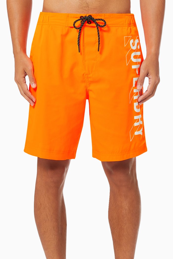 

Classic Board Shorts in Technical Fabric, Orange