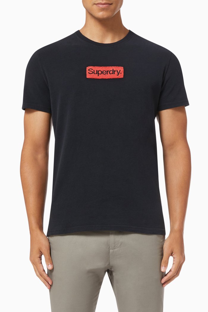 

Core Logo Workwear T-shirt in Cotton, Black