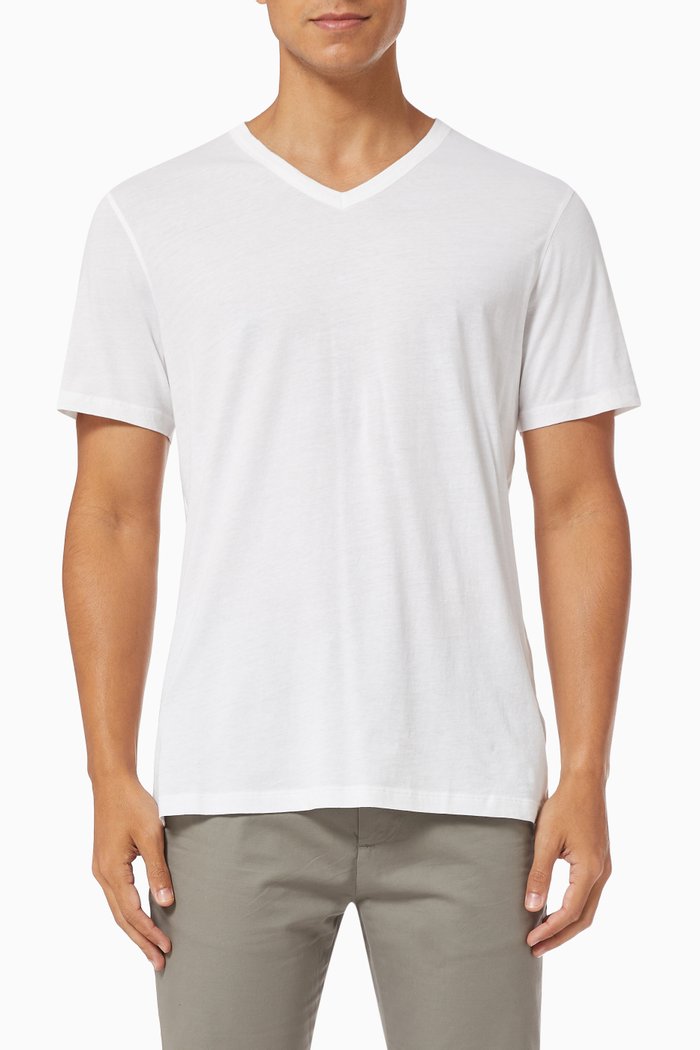 Lightweight Essential T-shirt in Cotton, White