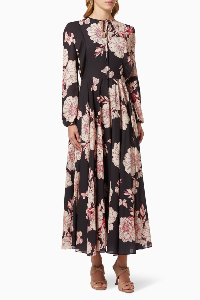 

Floral Puff Dress, Pink