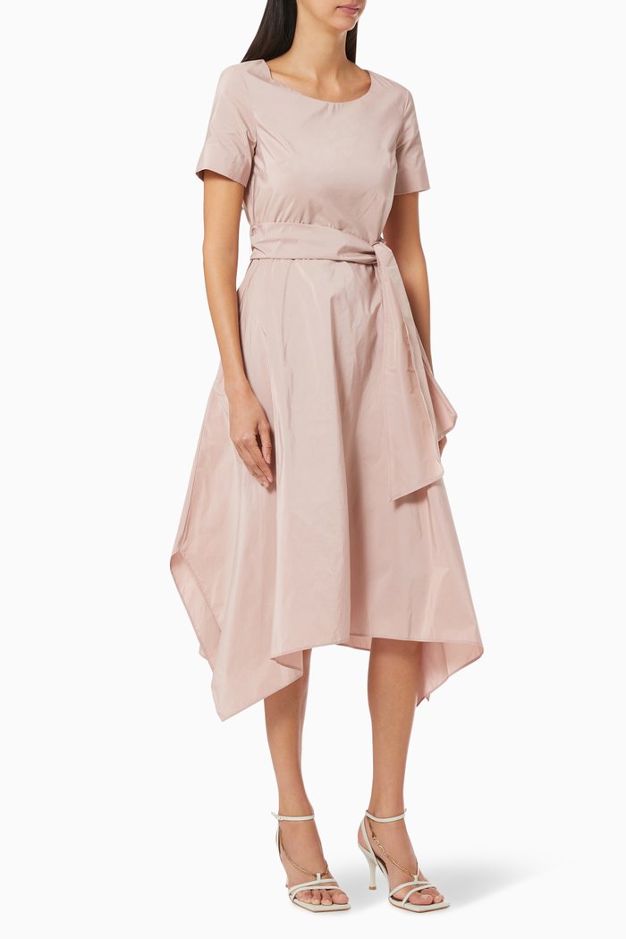 

Mia Dress in Cotton Taffeta, Pink