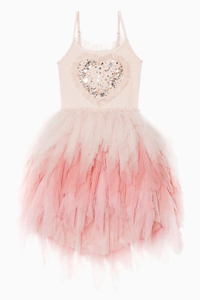 

Cross My Heart Tutu Dress in Tulle, Pink