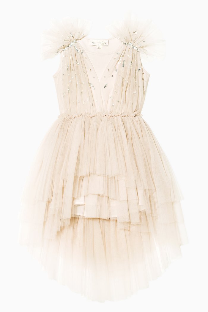 

Valerie Tutu Dress in Tulle, Neutral