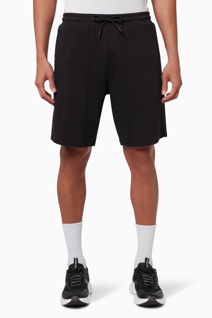 

Gym Shorts in Cotton French Terry, Black