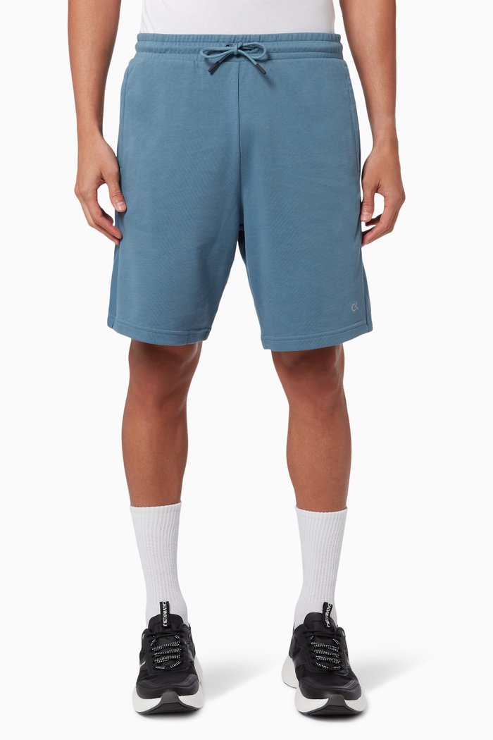 

Gym Shorts in Cotton French Terry, Blue
