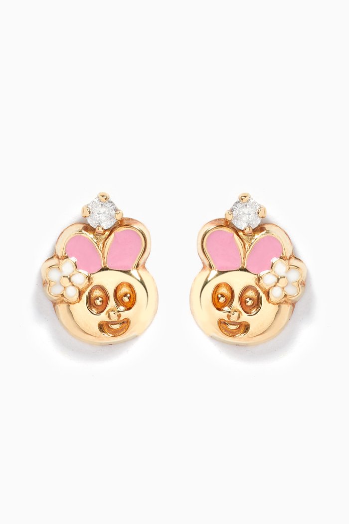 

Rabbit Diamond Stud Earrings in 18kt Yellow Gold
