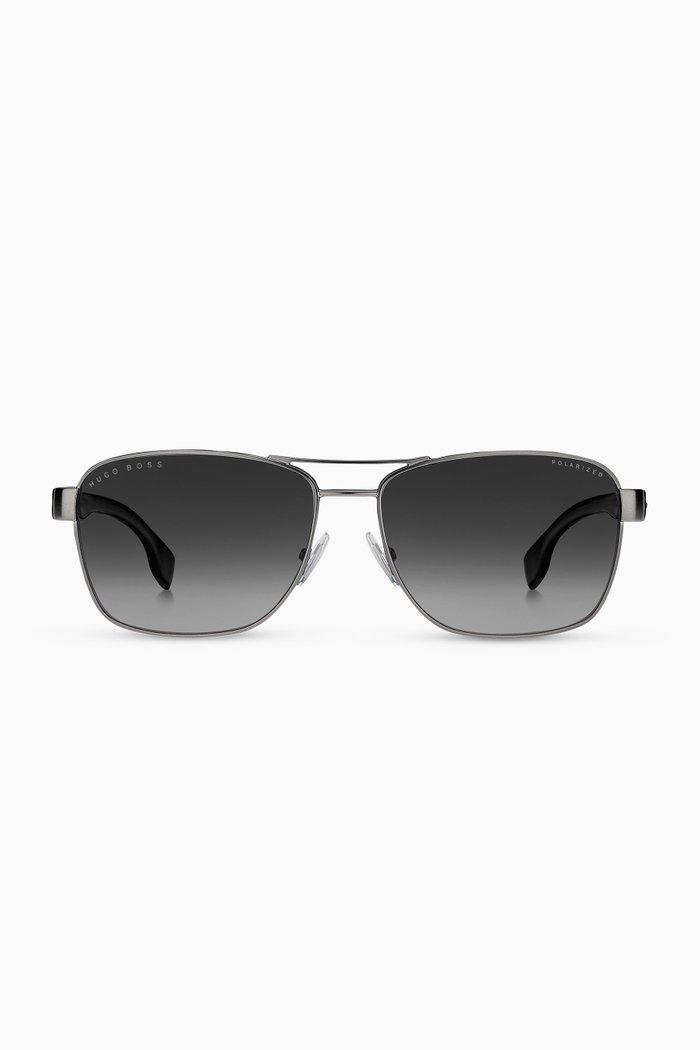 

BOSS 1240/S R80/WJ Sunglasses in Metal, Grey