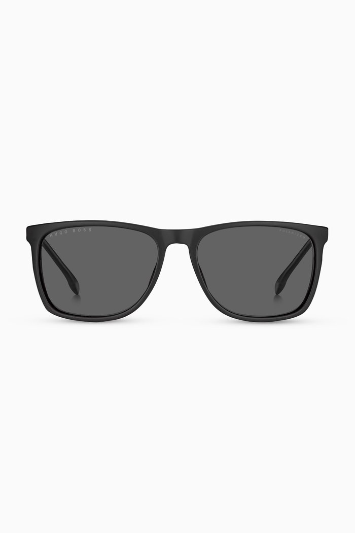

BOSS 1249/S 003/QT Sunglasses in Optyl and Metal, Black