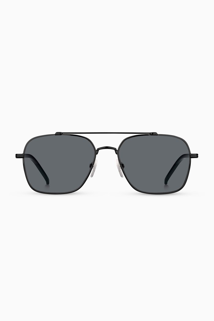 

Aviator Sunglasses in Metal, Black