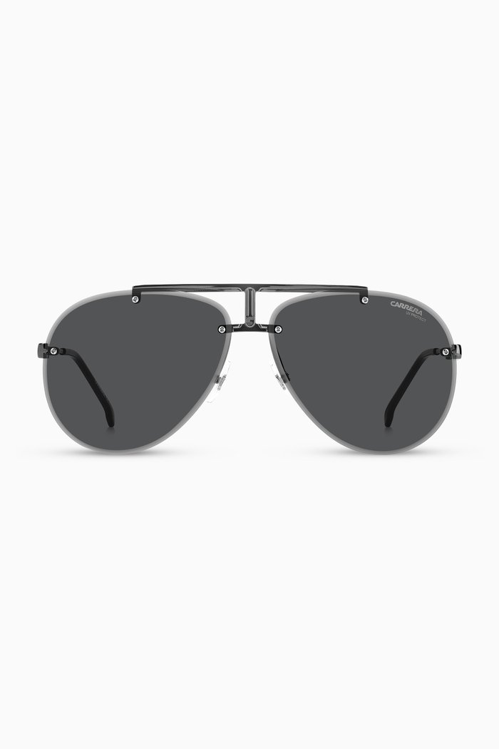 

Aviator Sunglasses in Metal, Grey