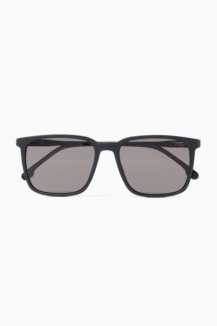 

259/S Rectangular Sunglasses in Polyamide, Black