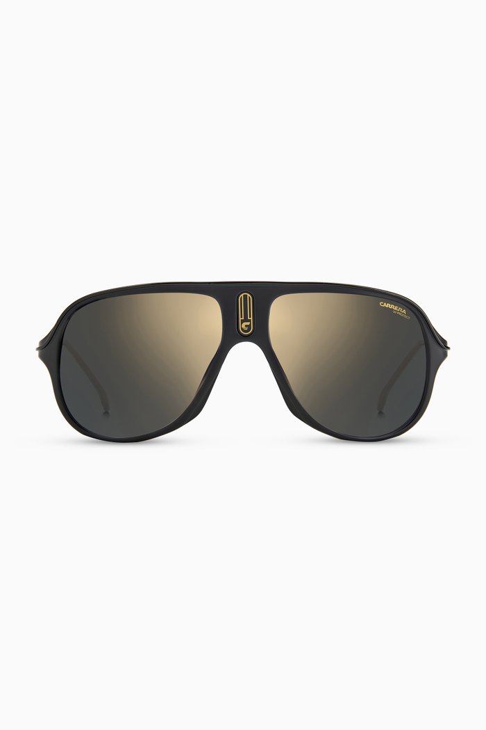

Safari 65 Aviator Sunglasses in Optyl®, Black