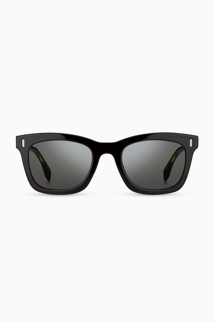 

Square Sunglasses in Acetate, Black
