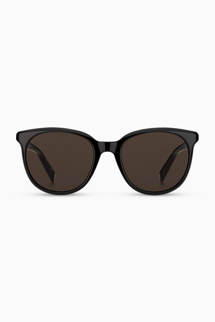 

D-shape Sunglasses in Acetate, Black