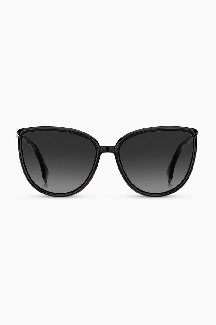 

Cat-eye Sunglasses in Acetate, Black