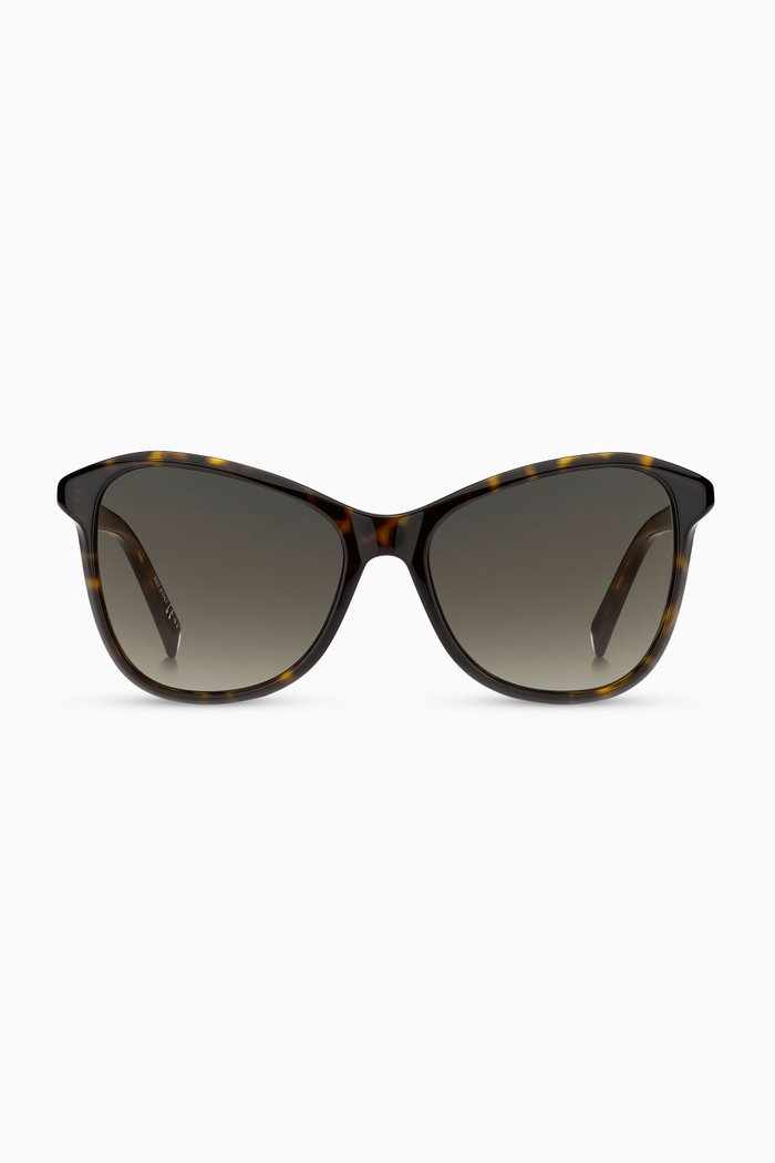 

Cat-eye Sunglasses in Acetate, Brown