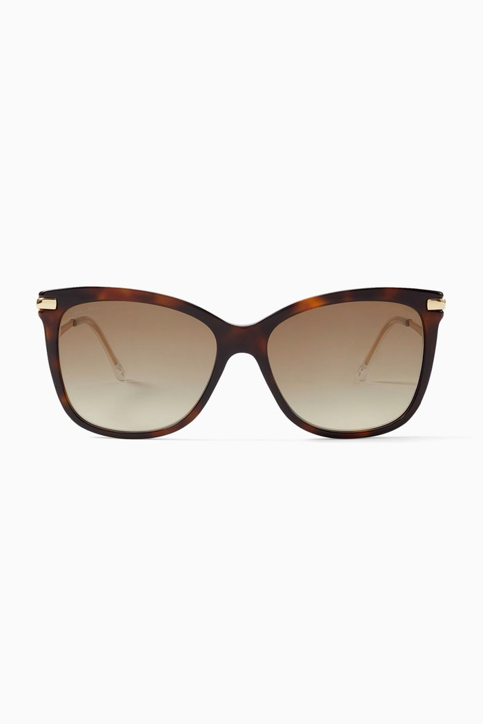 

Steff Sunglasses in Acetate & Metal, Brown