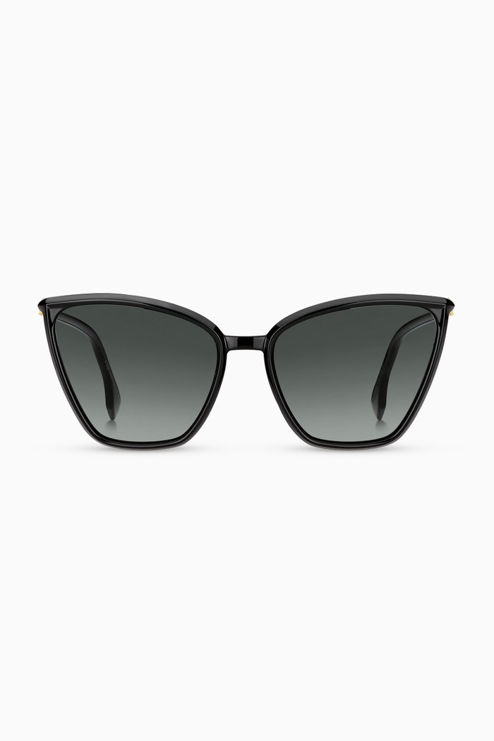 

Cat-eye Sunglasses in Acetate, Black