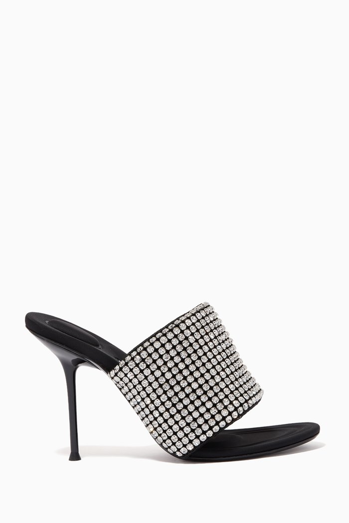 

Sienna 105 Crystal Mules, Black