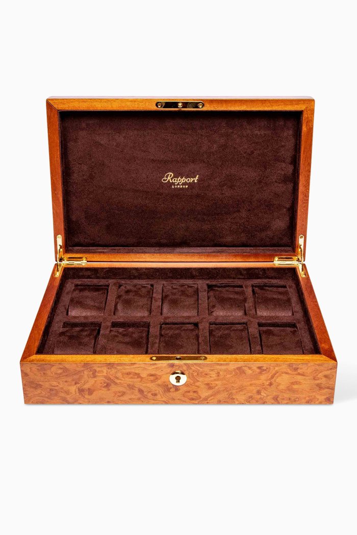 

Heritage Ten Watch Collector Box, Brown