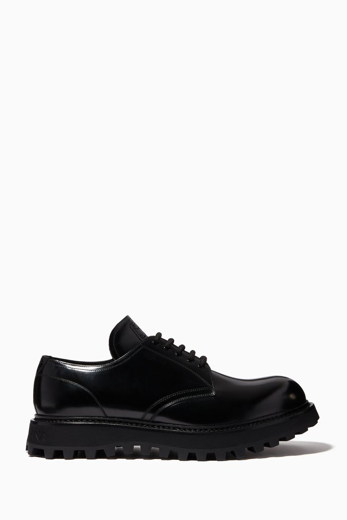 

Bernini Derby Shoes in Patent Leather, Black
