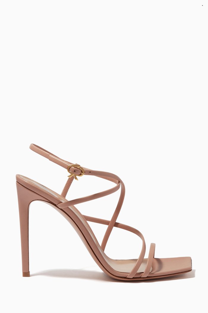 

Strappy 105 Sandals in Nappa, Neutral