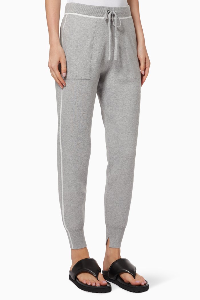 

Double Knit Joggers in Cotton Cashmere, Grey