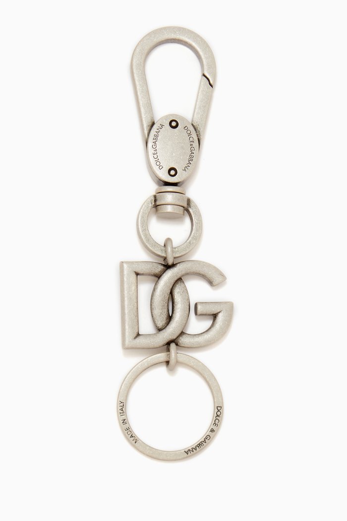 

Key Ring with DG Interlock, Silver