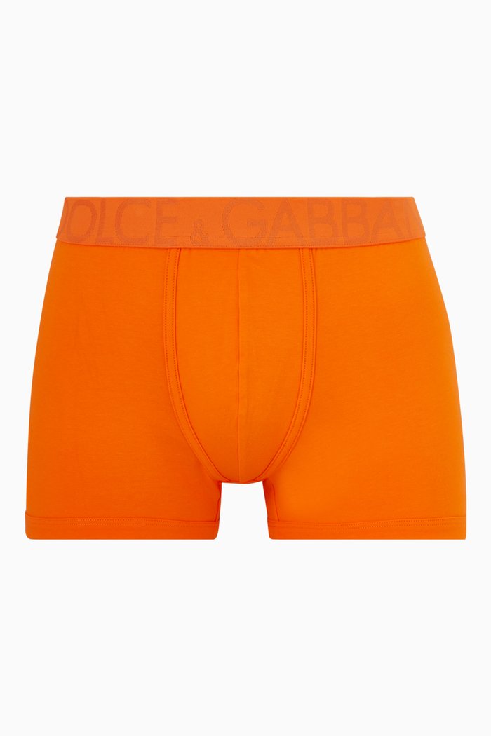 

Boxers in Two-way Stretch Cotton, Orange