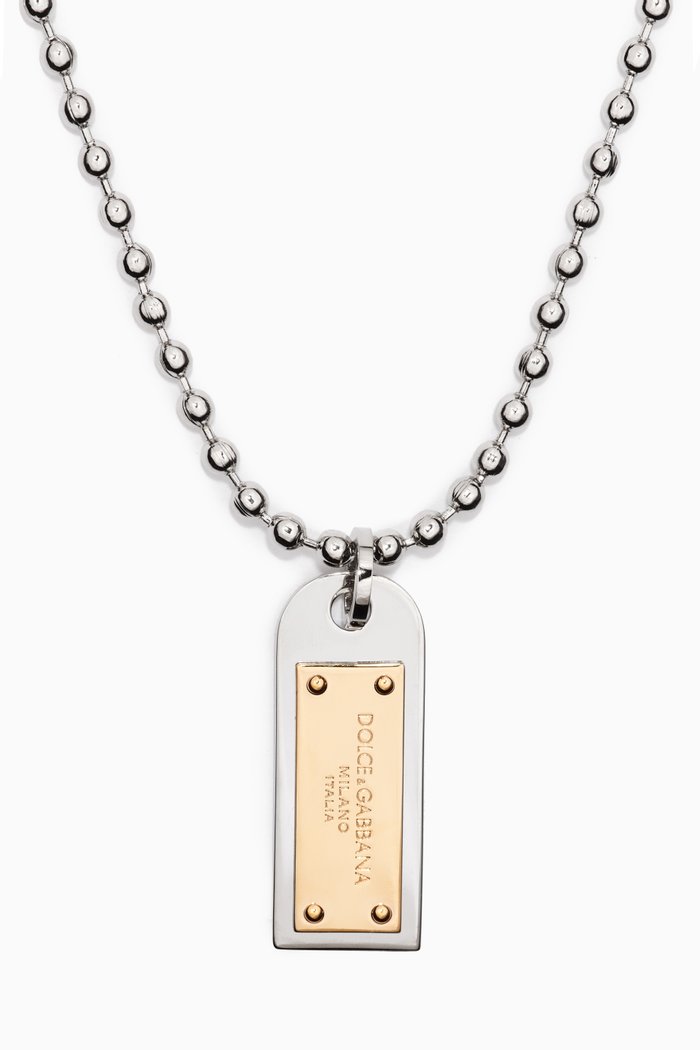 

Eden Necklace in Palladium-plated Brass, Gold