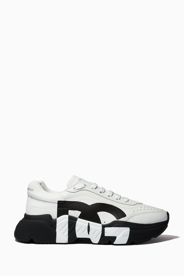 

Daymaster Sneakers with Crossover DG in Nappa, White