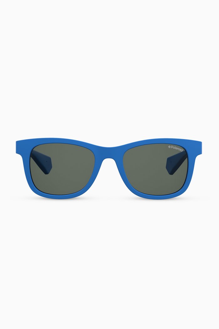 

8031/S Square Sunglasses in Polycarbonate, Blue
