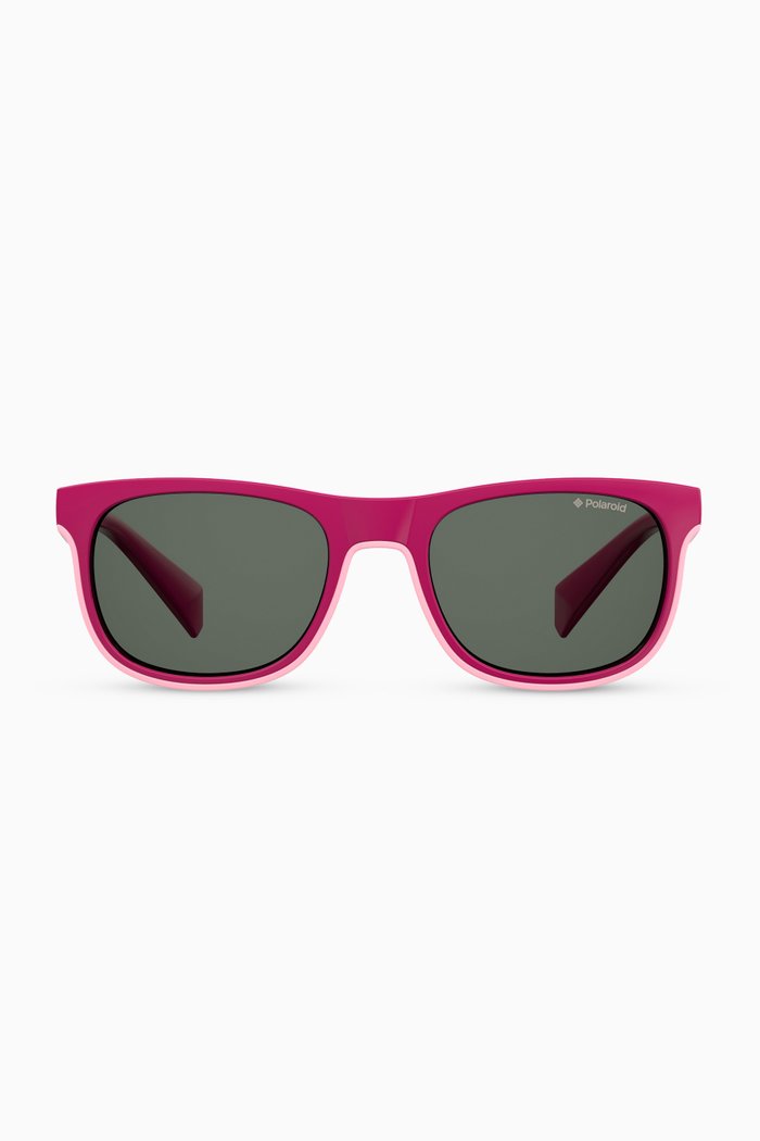 

8035/S Square Sunglasses in Polycarbonate, Purple