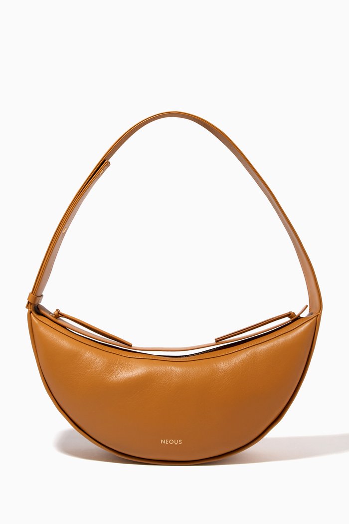 

Orion Crossbody Bag in Calf Leather, Neutral