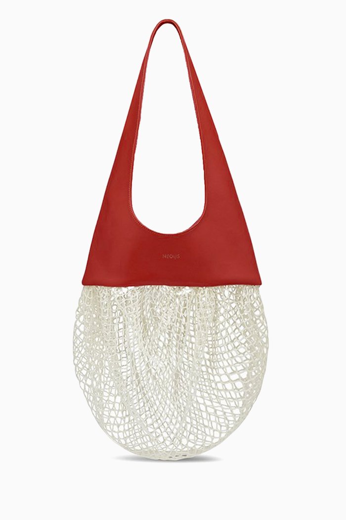 

Tote Bag in Tucana Fabric & Leather, Brown