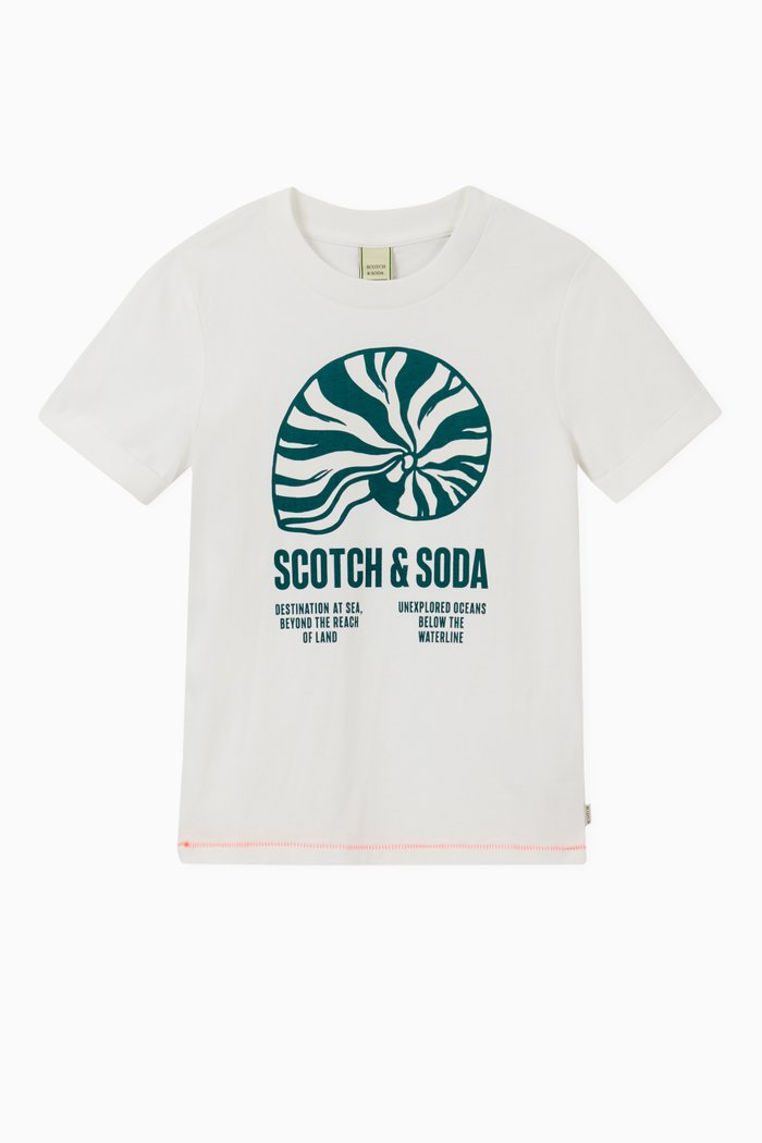 

Magic Sunlight Activated Graphic T-shirt in Cotton, White