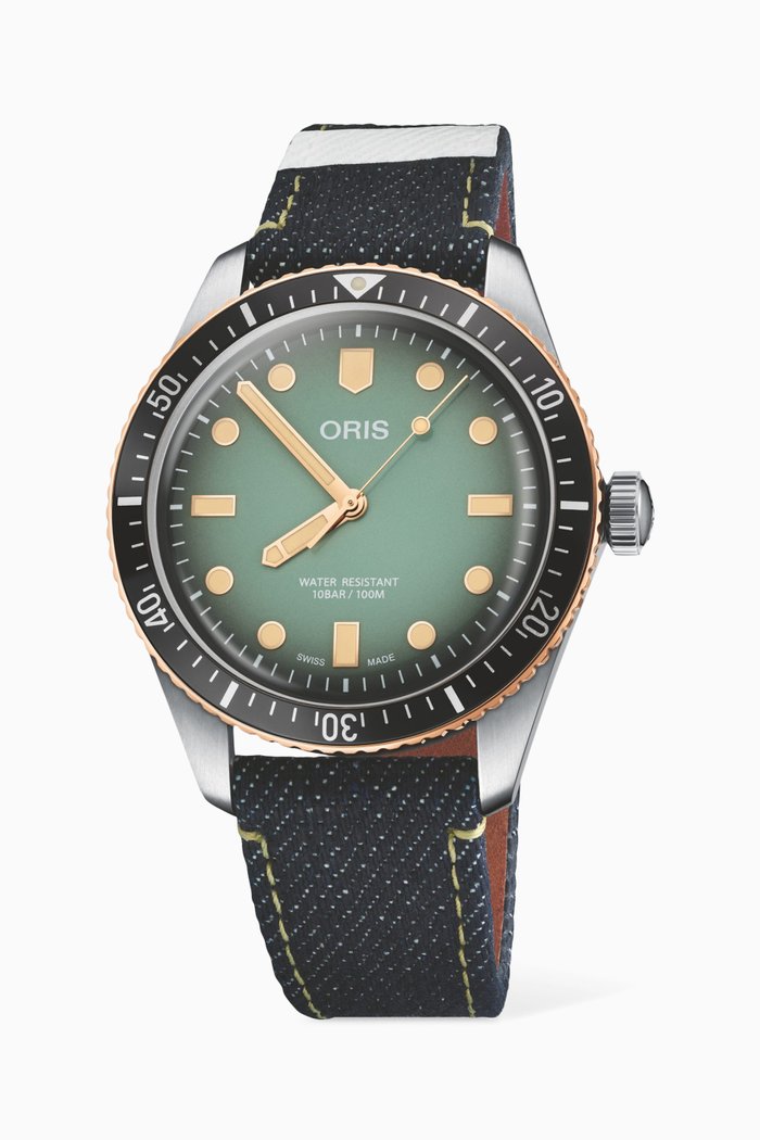 

x Momotaro Divers Sixty-Five Automatic Watch, 40mm, Green